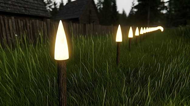 Рекомендуемые параметры ламп для участков без затемнений